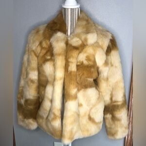 Faux fur country company coat size S